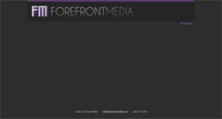 Desktop Screenshot of forefrontmedia.com